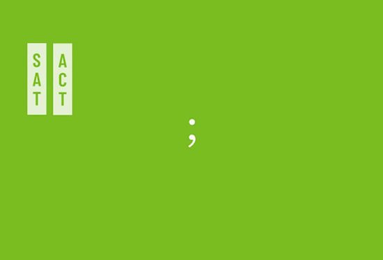 Image with "SAT" and "ACT" on a green background, illustrating the focus on comprehensive test prep for both exams.