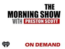 Logo of The Morning Show with Preston Scott, featuring discussions on SAT test prep and educational strategies for college-bound students.